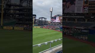 Our seats section 143 at Pnc Park for the game like tiktok subscribemychannel [upl. by Adnaloy557]