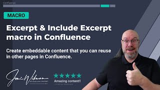Excerpt and Include Excerpt macros in Confluence [upl. by Lotsirhc]