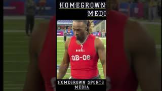 Joe Milton THROWS 60YARD BOMB At NFL Combine ytshorts [upl. by Celesta]