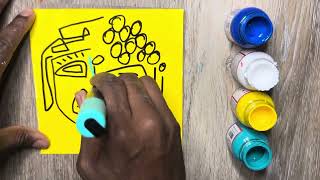 Easy Sketching Technique For Beginners Posca Paint Pen Tutorial Brilliant Face Drawing‼ [upl. by Woodford]