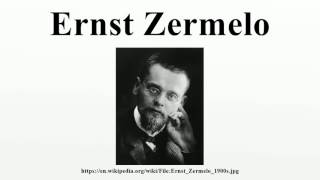 Ernst Zermelo [upl. by Damalus]