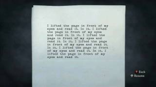 Alan Wake Manuscript  Wake Reads a Page [upl. by Baugh]