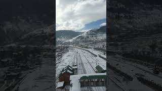 Kashmir railway station 🚉 ytshorts shorts youtubeshorts youtube viralvideo viralshorts [upl. by Crispas]