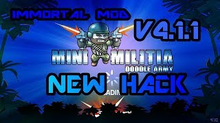 Mini Militia Best MOD Immortal Mod TOGGLE MOD v42 [upl. by Hurlbut]