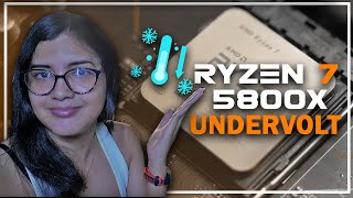 COMO HACERLE UNDERVOLT AL RYZEN 7 5800X y BAJAR LAS TEMPERATURAS BIOS [upl. by Apicella]