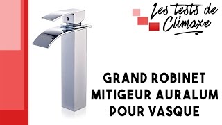 Test dun grand robinet Auralum pour vasque [upl. by Rednasxela]