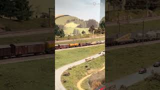 HO Scale Model Trains at The Railways Kaeserberg modeltrainlayout modelrailwaylayout modelrailway [upl. by Ahseila]