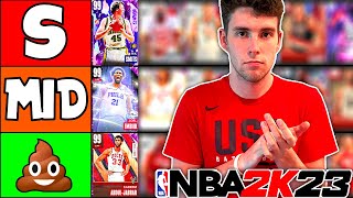 BEST CENTERS TIER LIST NBA 2K23 MyTEAM [upl. by Nnylyar]