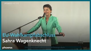 Sahra Wagenknecht zum Wahlkampfabschluss des BSW am 070624 [upl. by Woodhouse]