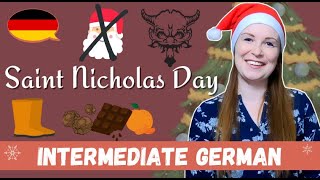 St Nicholas in Germany  Der Nikolaustag Christmas Tradition│Intermediate German [upl. by Aver616]