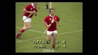 CORK V OFFALY HIGHLIGHTS  1984 ALL IRELAND HURLING FINAL [upl. by Enihpesoj]