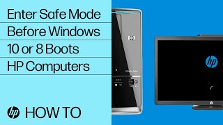 Enter Safe Mode Before Windows 10 or 8 Boots  HP Computers  HP Support [upl. by Gabriello265]