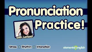 English Pronunciation Practice  Rhythm Connected Speech and Linking [upl. by Asylla]