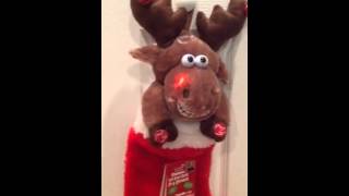 DanDee animated Reindeer Stocking [upl. by Hassi]