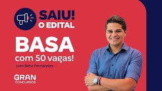 Concurso BASA  Saiu o Edital com 50 vagas  400 CR [upl. by Airitak]