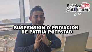 SUSPENSION O PRIVACION DE PATRIA POTESTAD [upl. by Casmey]