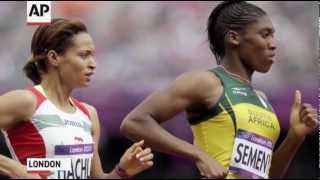 Semenya in Olympic Debut After Gender Testing [upl. by Naillimxam]