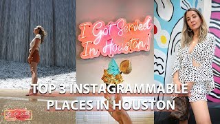 Top 3 Instagrammable Places in Houston [upl. by Alleciram714]