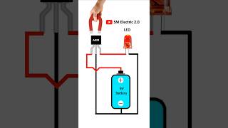 Magnetic Field Sensor Circuit youtubeshorts shorts electronic diy [upl. by Enilec51]