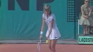 Chris Evert vs Hana Mandlikova  1983 French Open QF 22 [upl. by Marfe]