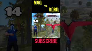 M60 vs KORD 🔫 which machine gun is best for breaking gloo wall [upl. by Leafar40]