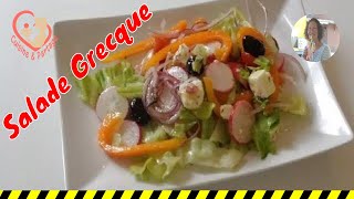 Salade Grecque Olives Noires Feta [upl. by Armillas173]