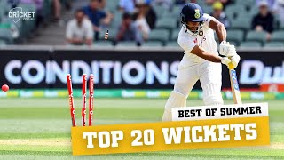 Top 20 wickets of the 202021 international season [upl. by Yrreiht]