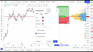 Plan Your Trades With The Long and Short Position Tool Tutorial [upl. by Aihsitan]