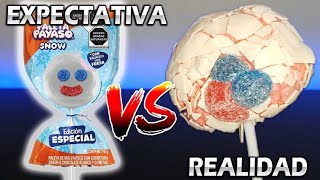 Paleta Payaso echa de NIEVE 😱 Nueva Edición Limitada Navideña ❄️ Gepxho [upl. by Ycart]