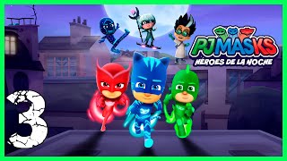 PJ Masks Heroes de la Noche  Parte 3 quot El Gas Fetidoquot Gameplay  En Español  No Comentado [upl. by Hootman496]