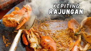 Kepiting RAJUNGAN JUMBO 15 Kg Dimasak Mie Tumis Aceh Mie Fadhil Lamdingin Banda Aceh [upl. by Sekofski]