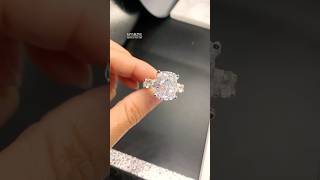 12ct Cushion Cut White Sapphire Classic Engagement Ring  Stunning amp Elegant  Sayabling [upl. by Lesab]