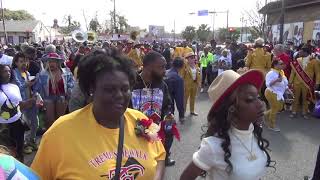 The Treme Sidewalk Steppers 26th annual parade February 9 2020 [upl. by Yentrok]