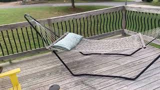 Texsport High Island Rope Hammock Review  Relax in Style [upl. by Enyak]