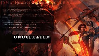 FNM 100 Card Historic Brawl  MTG  Arena  Magic the Gathering Rakdos stopped the Show UNDEFEATED [upl. by Ater]