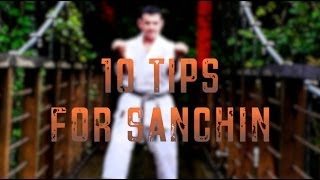 Sanseru Training Drill 10 tips for Sanchin stance [upl. by Wallas]