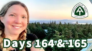 Days 164 amp 165  21 miles to a sunset on Stratton mountain  Appalachian Trail 2020 [upl. by Poppy]