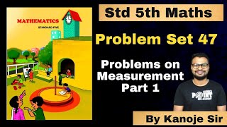 Problem set 47 Problems on Measurement  maths  Maharashtra state board studentpointacademy02 [upl. by Ahsinak856]