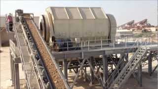 Qatar 350 thr Aggregate Sand Washing Plant  Feeder Plant  Part 1wmv [upl. by Wilona629]