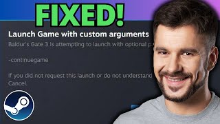 Fix Launch Game With Custom Arguments Error on Steam [upl. by Ecirp976]