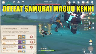 Defeat Samurai Maguu Kenki  Genshin Impact 16 [upl. by Timmi]