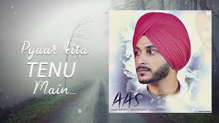 AAS  Navjeet  Whatsapp Status  Lyrics Video HD  Tera Rohit Punjabi Song Channel [upl. by Rosenzweig]