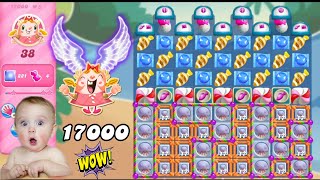 Candy Crush Saga special level 17000  Candy crush last level [upl. by Radmilla]