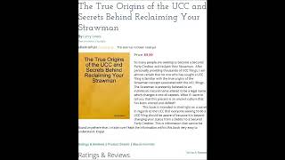 The True Origins of the UCC and Secrets Behind Reclaiming Your Strawman EBOOK [upl. by Higgs]