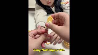 Baby carestarts with nail clipping [upl. by Eirahcaz]