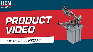 HBM 275 Profi Vario Metaallintzaag  Productvideo [upl. by Ramak]