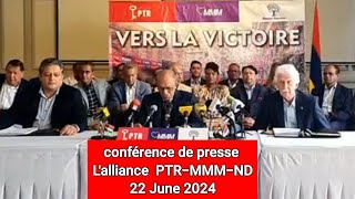 Press conference  Navin RamgoolamPaul Berenger PTRMMMND 22 June 2024 mauritius news maurice [upl. by Anilemrac492]