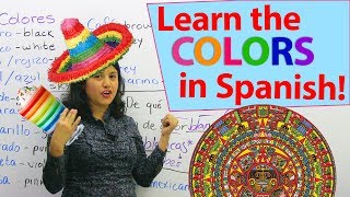 Learn how to say the colors in Spanish [upl. by Elyac]