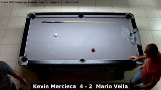 Kevin Mercieca vs Mario Vella  Euro O50 Ranking Tournament 3  Round 1 [upl. by Aihn]