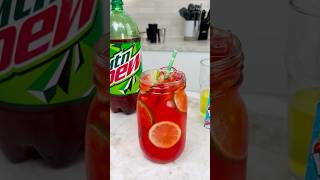 Mountain Dew Red Bullfrog cocktail mountaindew [upl. by Eleaffar]